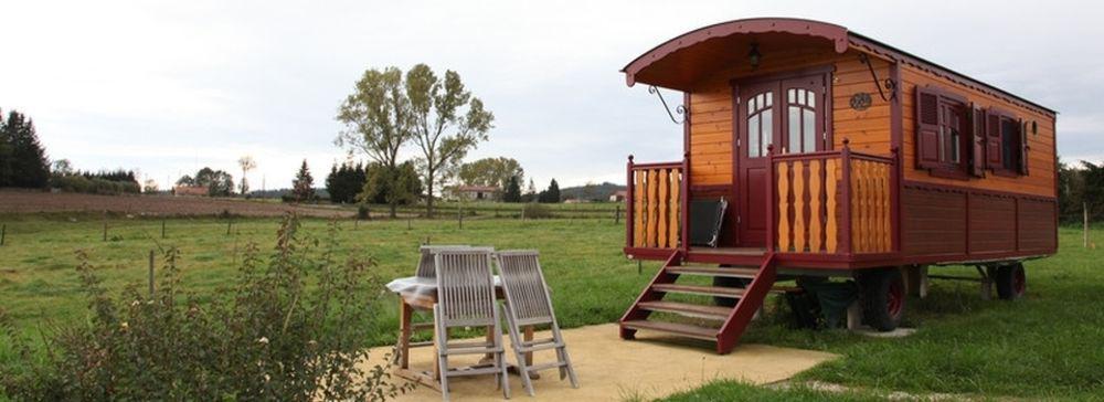 Les Roulottes De La Ferme Des Chanaux Saint-Julien-d'Ance Dış mekan fotoğraf